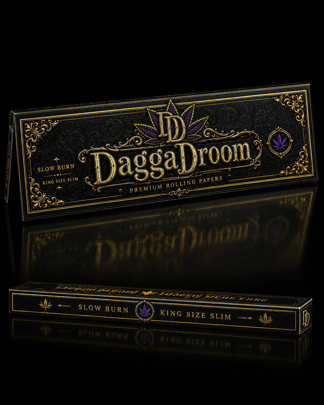 Black rolling papers preview